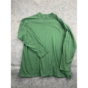 Free People We The Free Womens XS Green Basic Mock Neck Layering Minimalist SEE